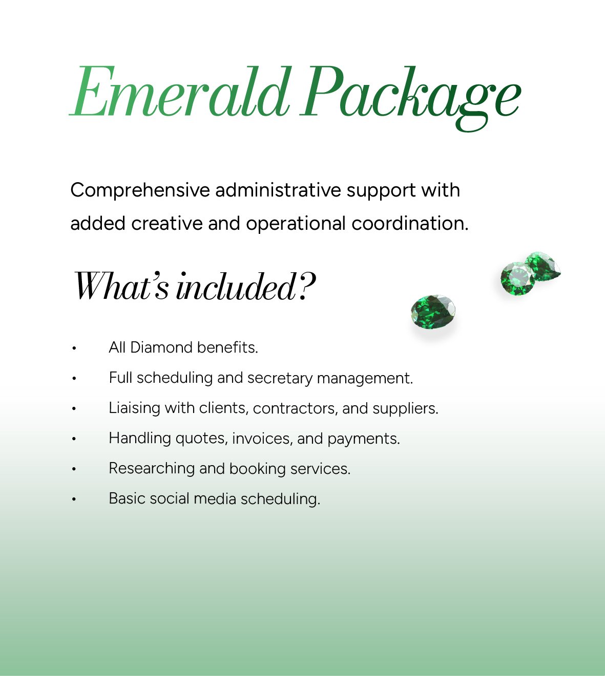 Emerald Package Carousel